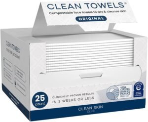 Clean Towels Compostable Face Towel